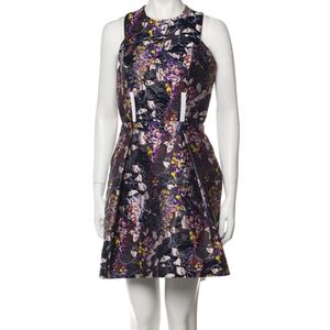 Carven A-Line Floral Dress